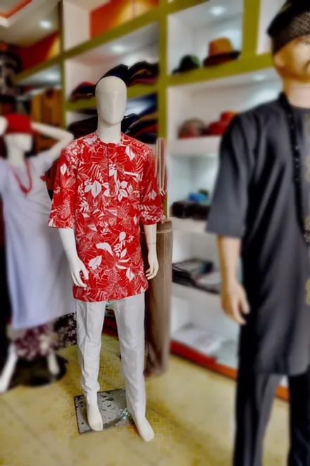 SND Clothing Design red floral print set, Collection 2026