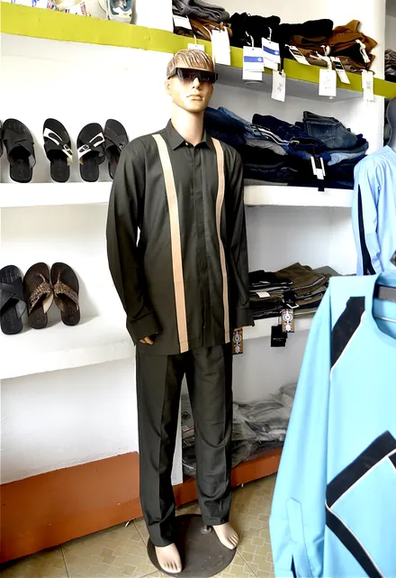 SND Clothing Design olive tailored ensemble