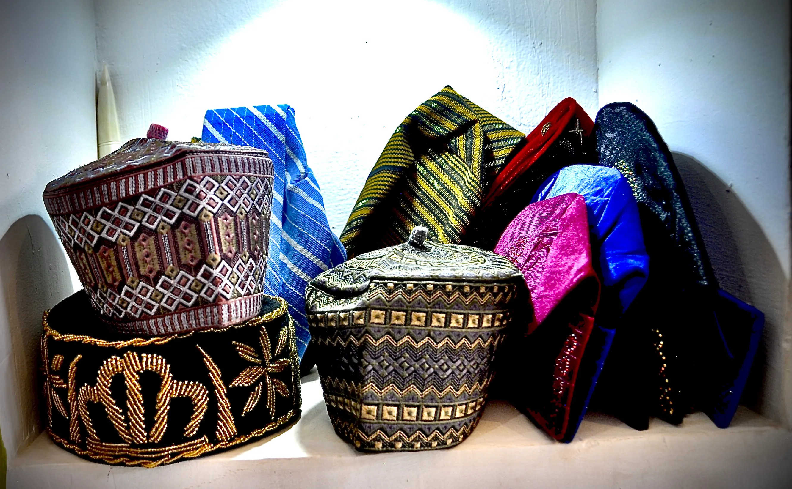SND Designs woven kufi cap collection